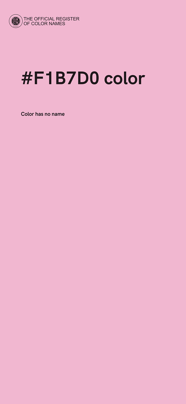 #F1B7D0 color image