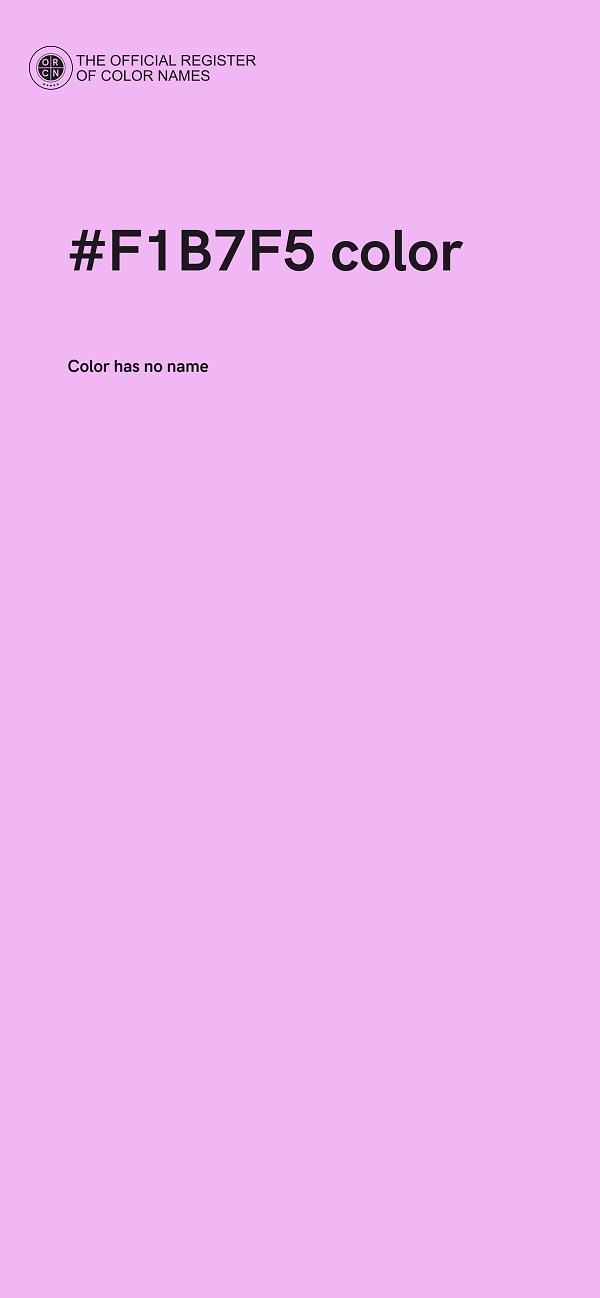 #F1B7F5 color image