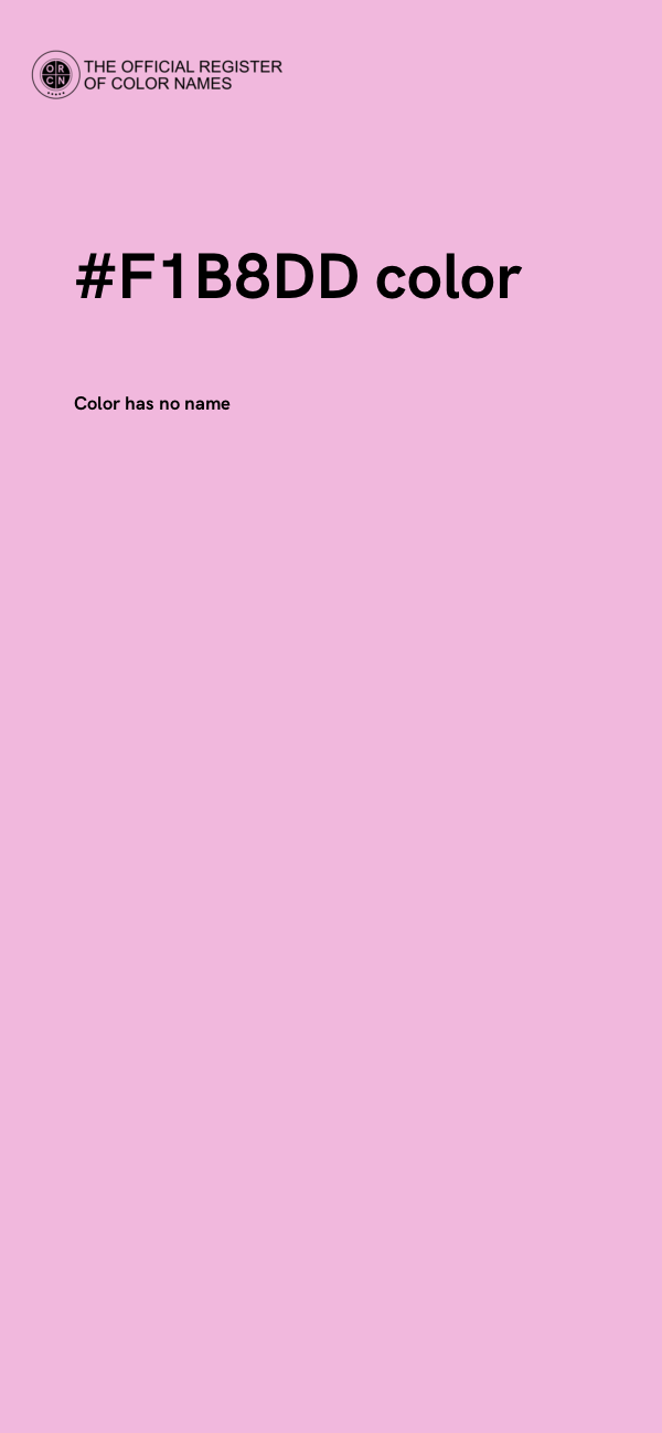 #F1B8DD color image