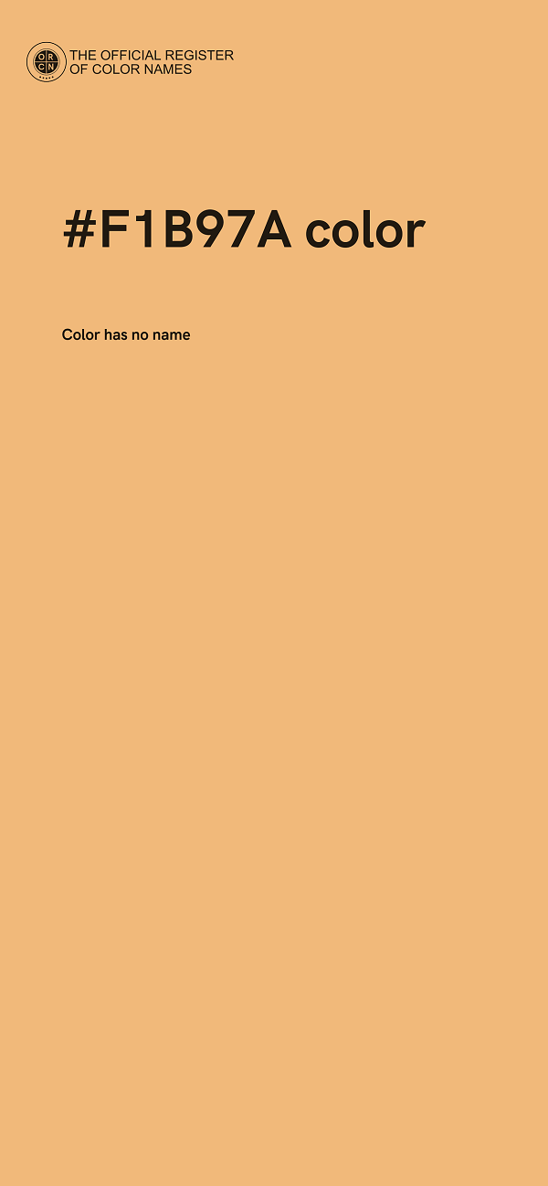 #F1B97A color image