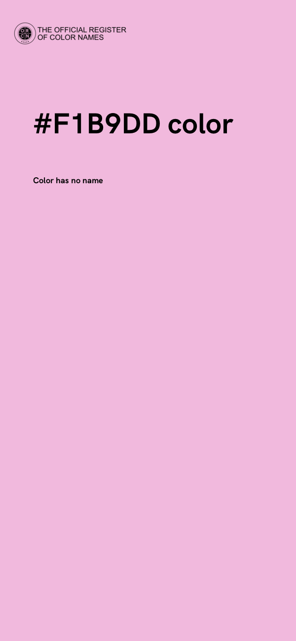 #F1B9DD color image