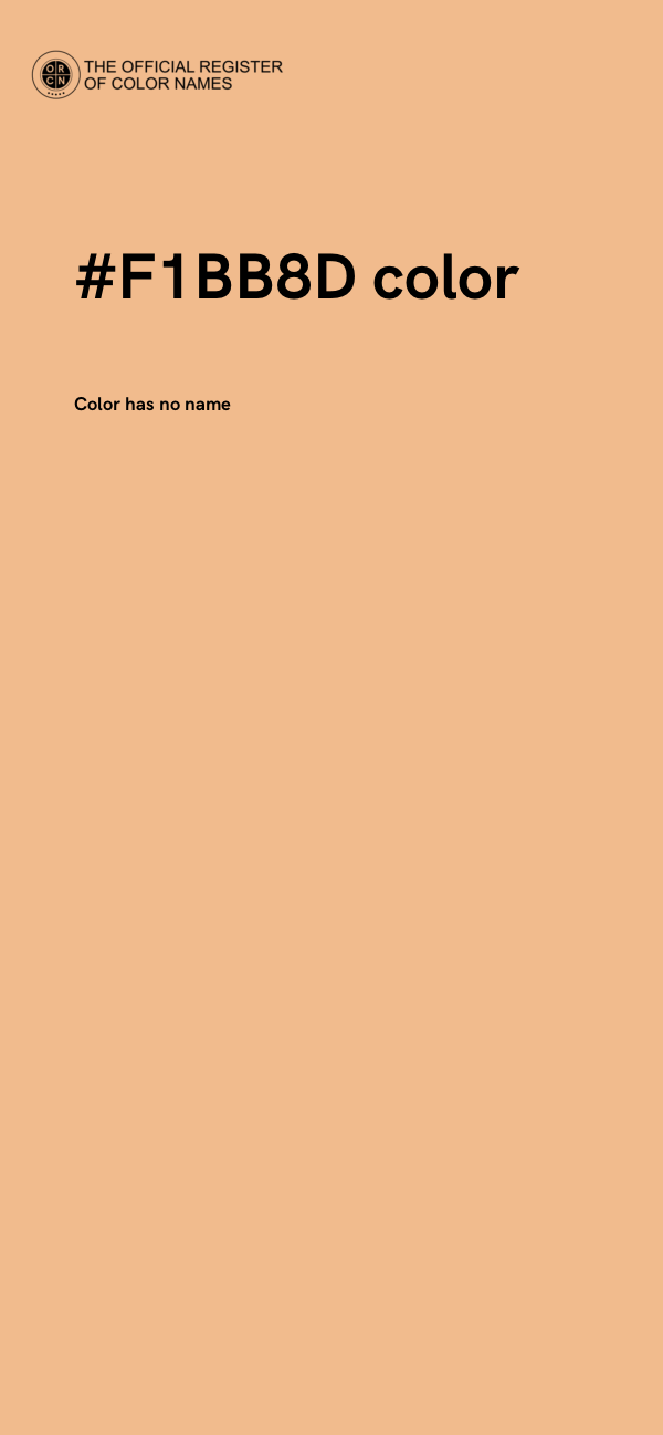 #F1BB8D color image