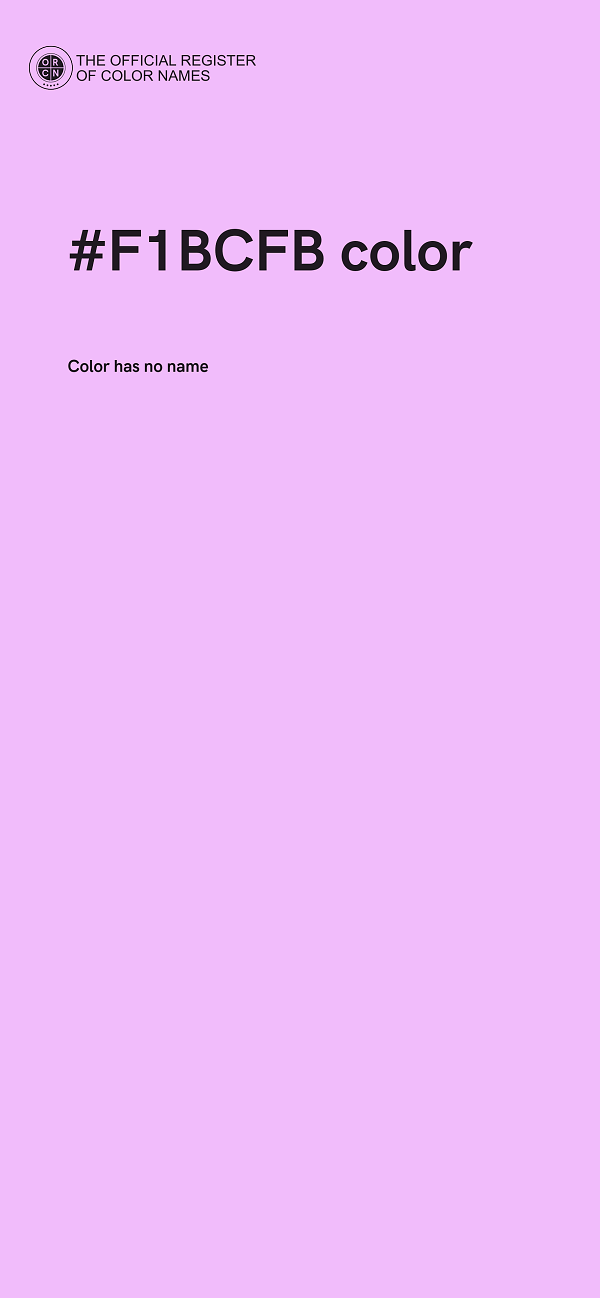 #F1BCFB color image