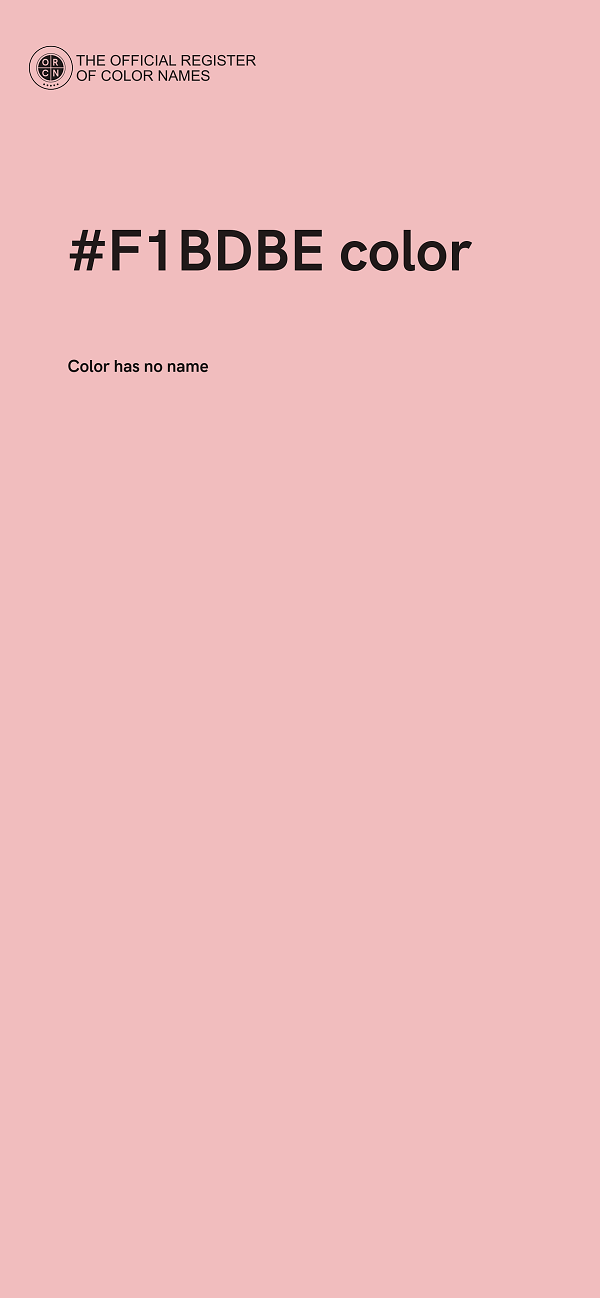 #F1BDBE color image