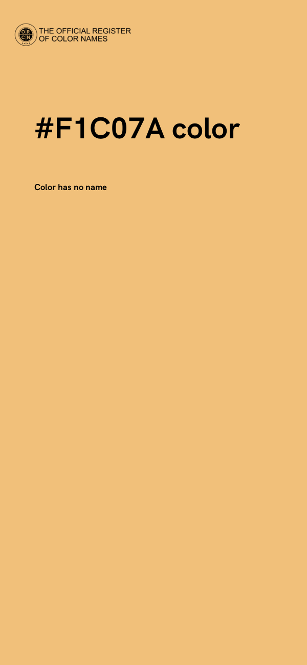 #F1C07A color image