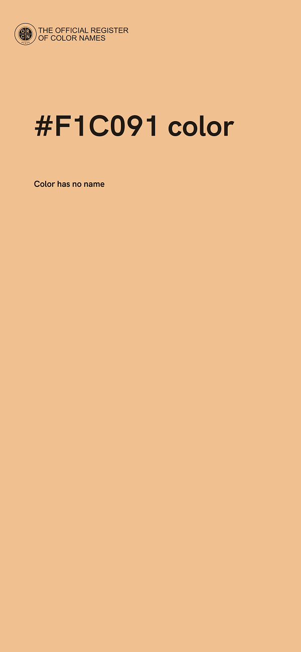 #F1C091 color image