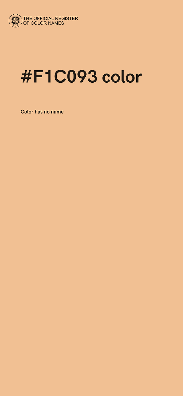 #F1C093 color image