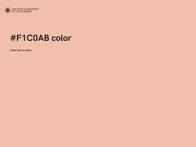 #F1C0AB color image