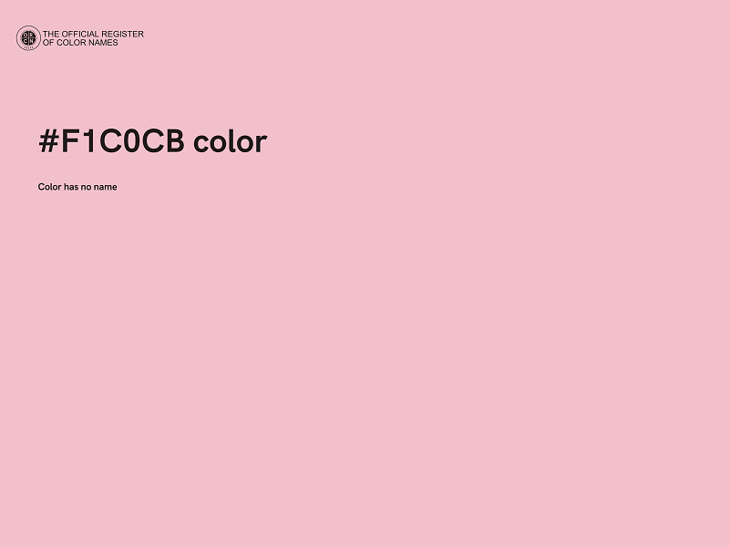 #F1C0CB color image
