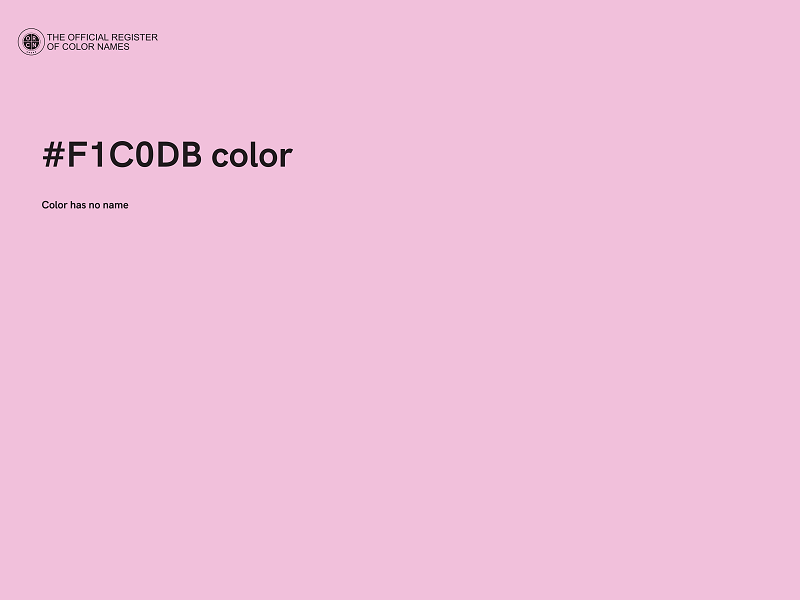 #F1C0DB color image