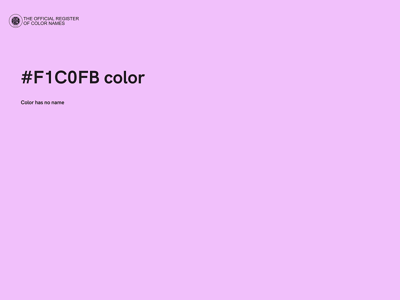 #F1C0FB color image