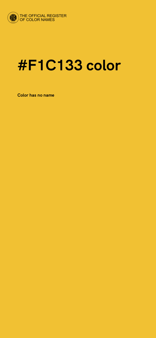 #F1C133 color image