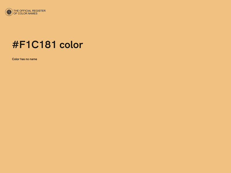 #F1C181 color image