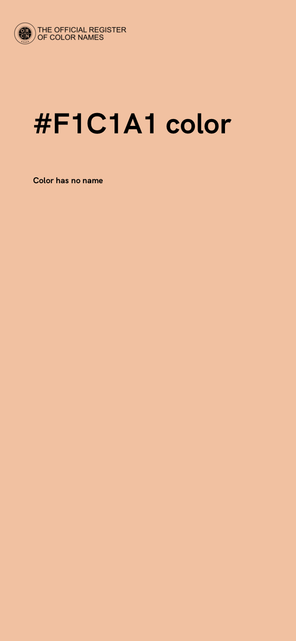 #F1C1A1 color image