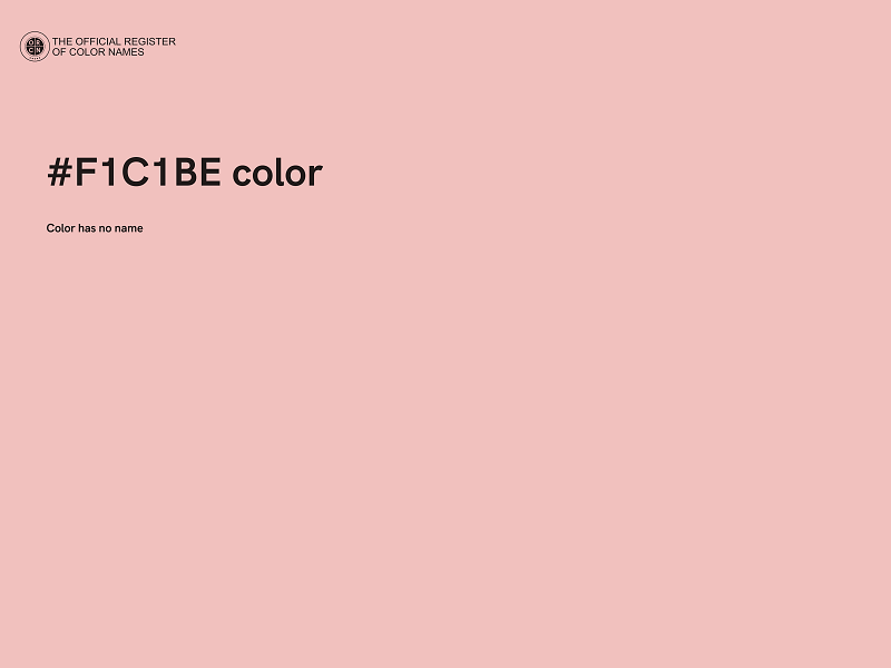 #F1C1BE color image