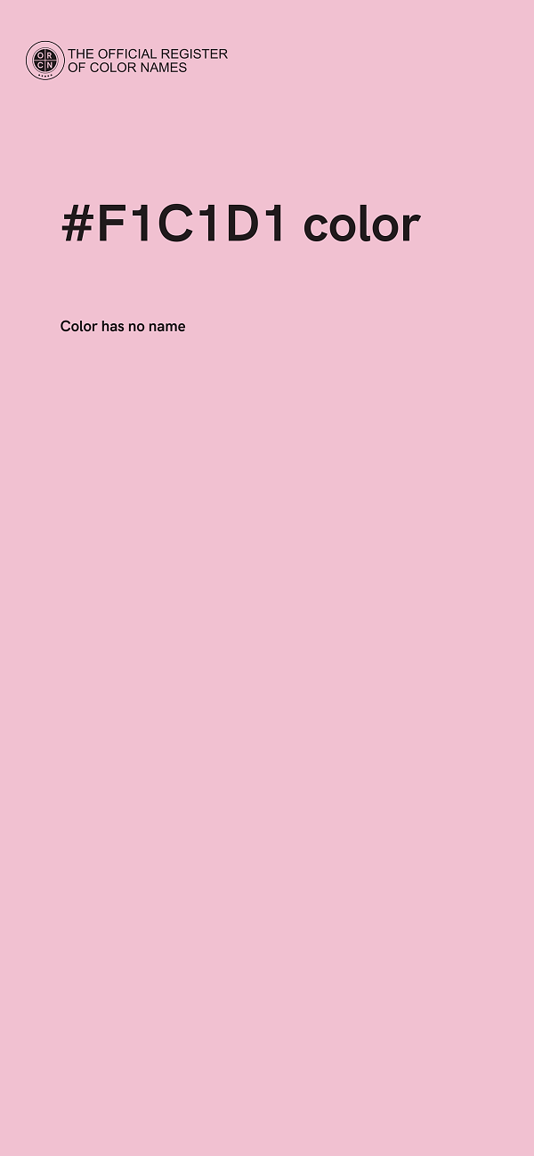 #F1C1D1 color image