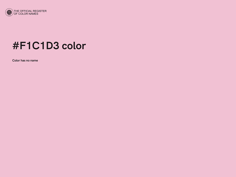 #F1C1D3 color image