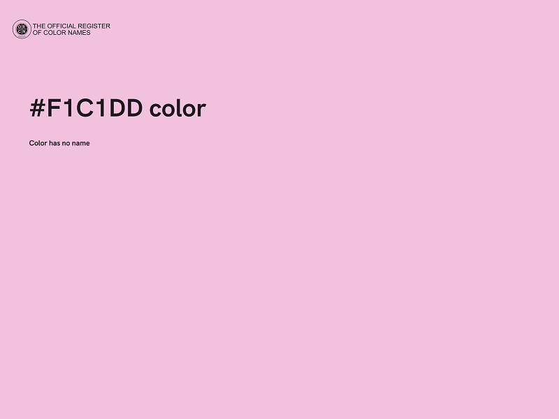 #F1C1DD color image