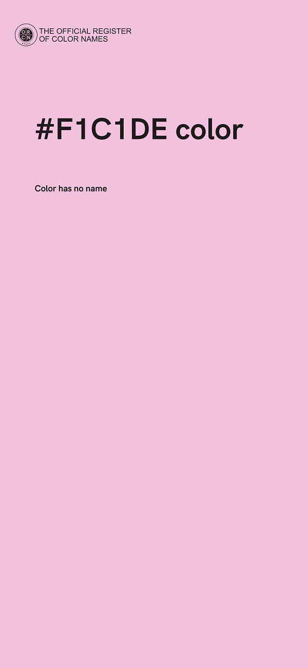 #F1C1DE color image