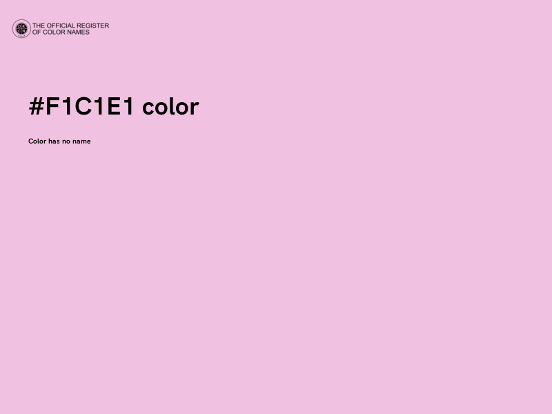 #F1C1E1 color image