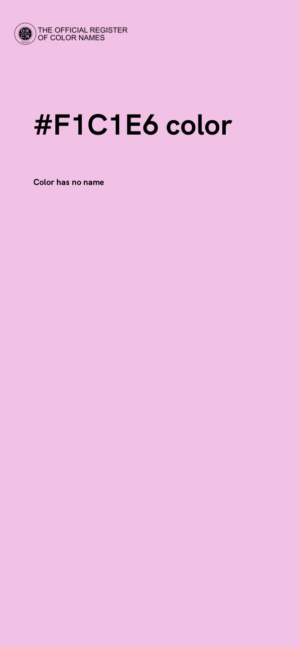 #F1C1E6 color image