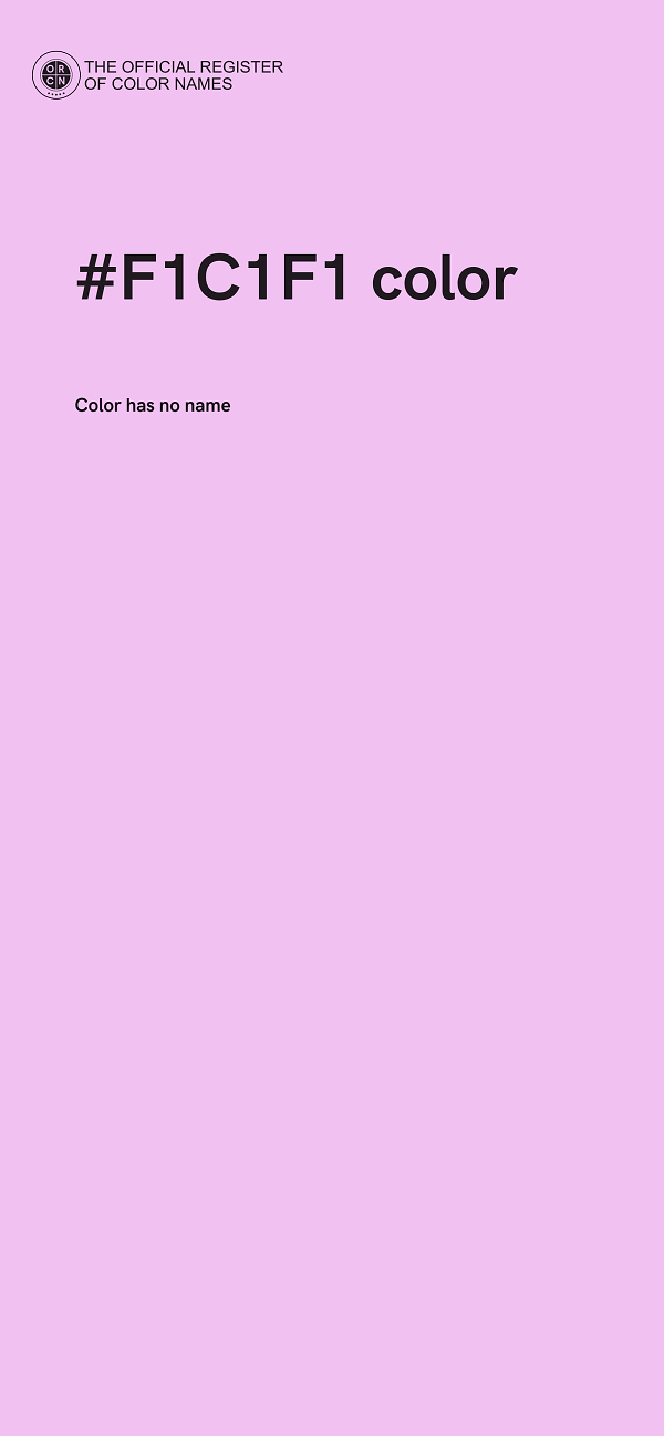 #F1C1F1 color image