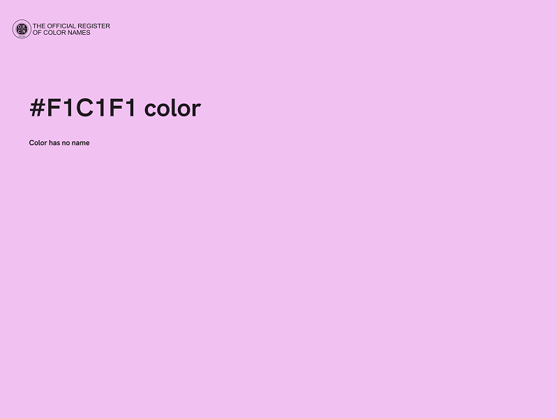 #F1C1F1 color image