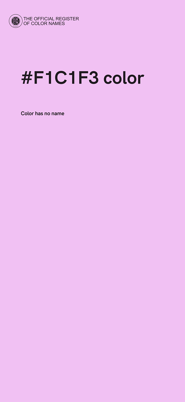 #F1C1F3 color image