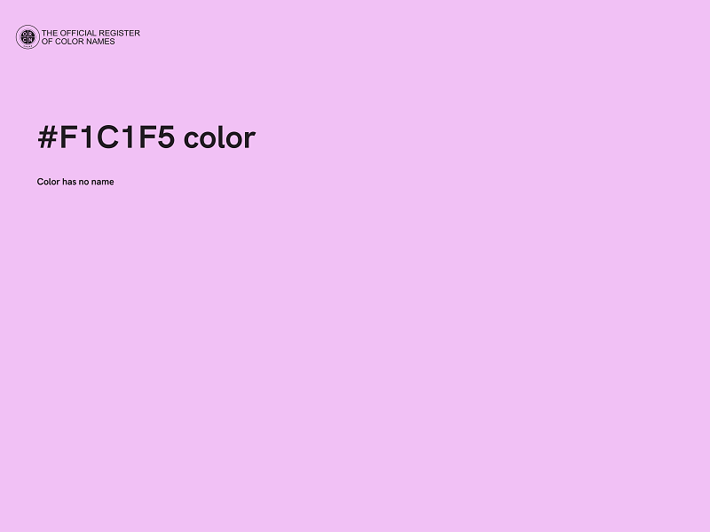 #F1C1F5 color image