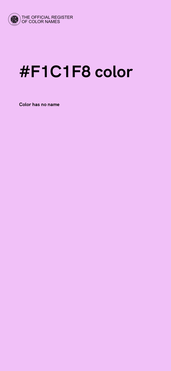 #F1C1F8 color image