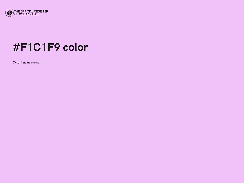 #F1C1F9 color image