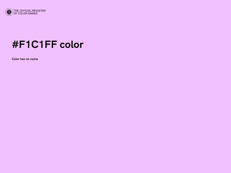 #F1C1FF color image