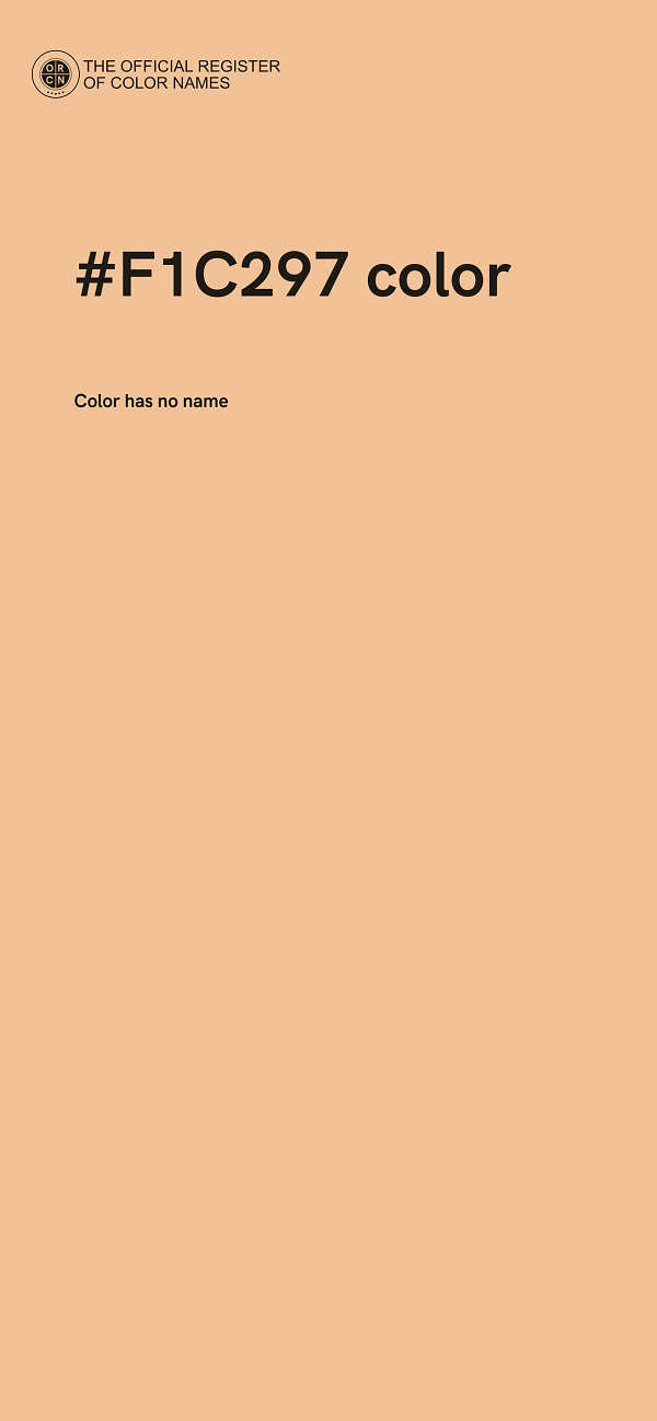#F1C297 color image