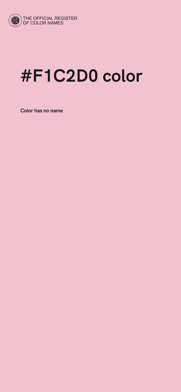 #F1C2D0 color image
