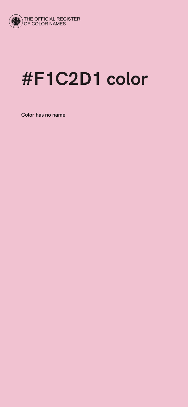#F1C2D1 color image