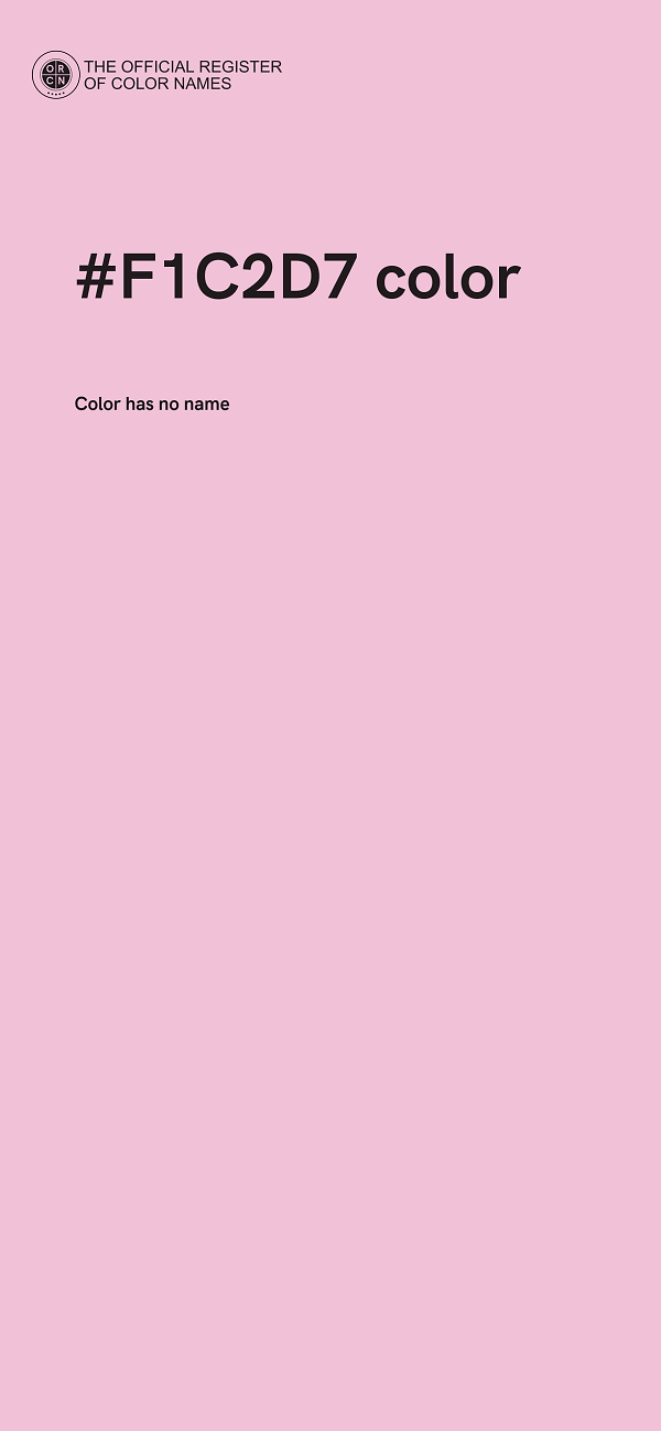 #F1C2D7 color image