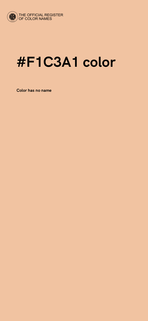 #F1C3A1 color image