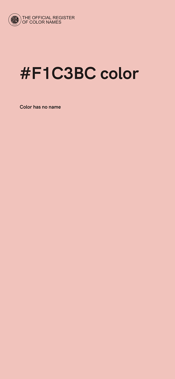 #F1C3BC color image