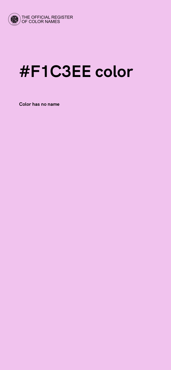 #F1C3EE color image
