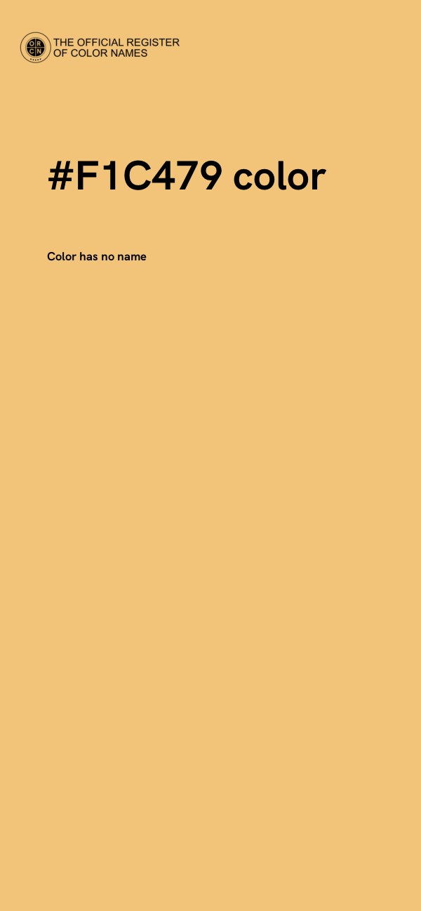 #F1C479 color image