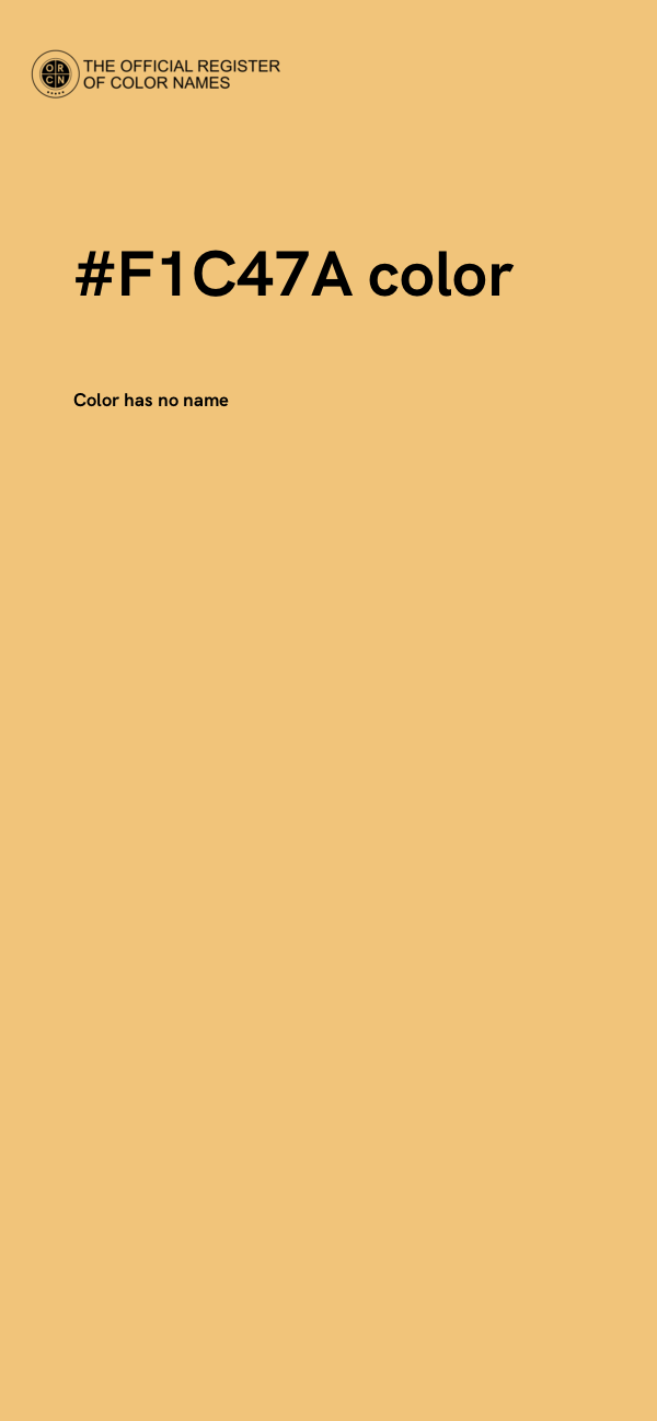 #F1C47A color image