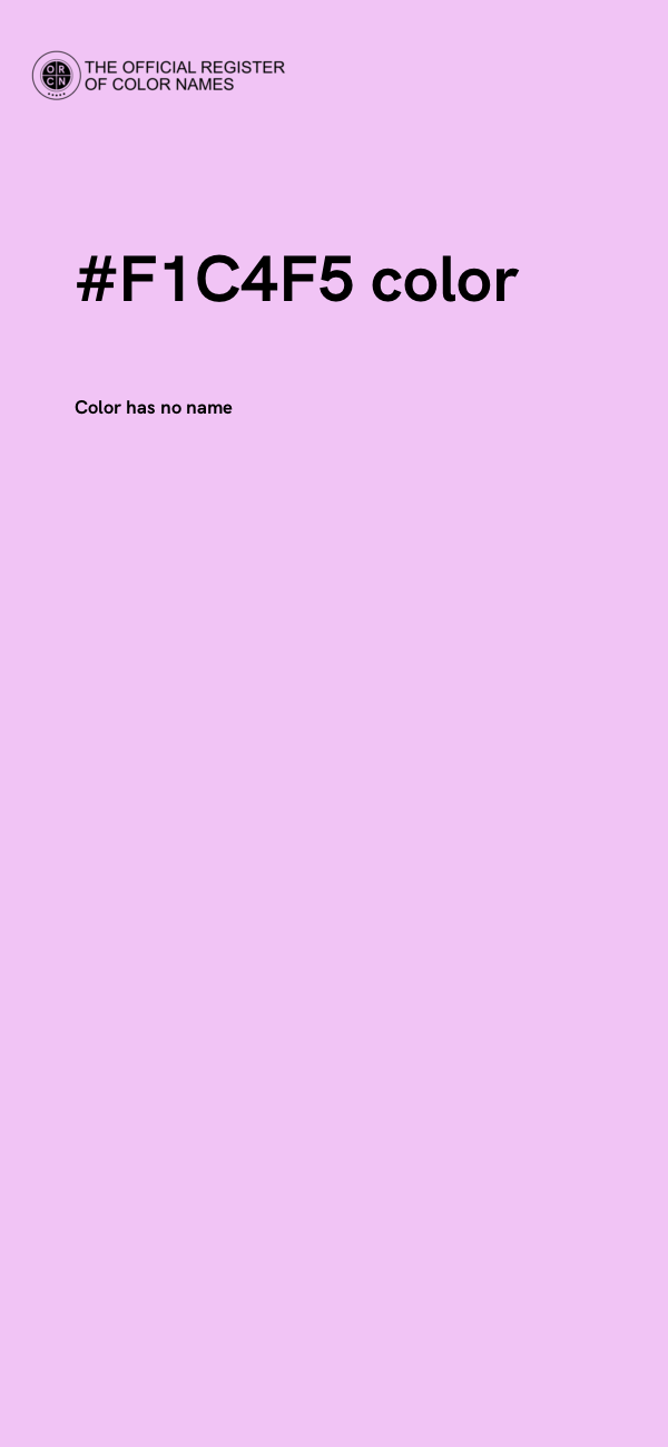 #F1C4F5 color image