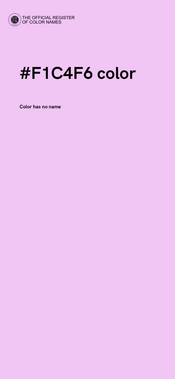 #F1C4F6 color image