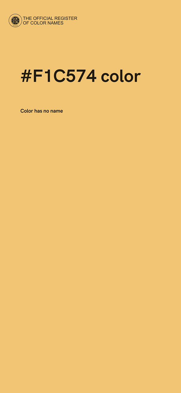 #F1C574 color image