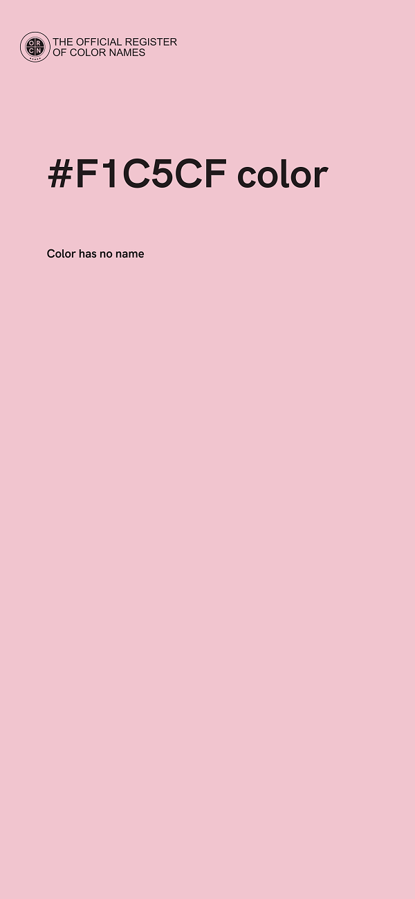 #F1C5CF color image