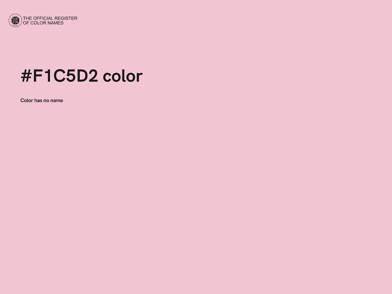 #F1C5D2 color image