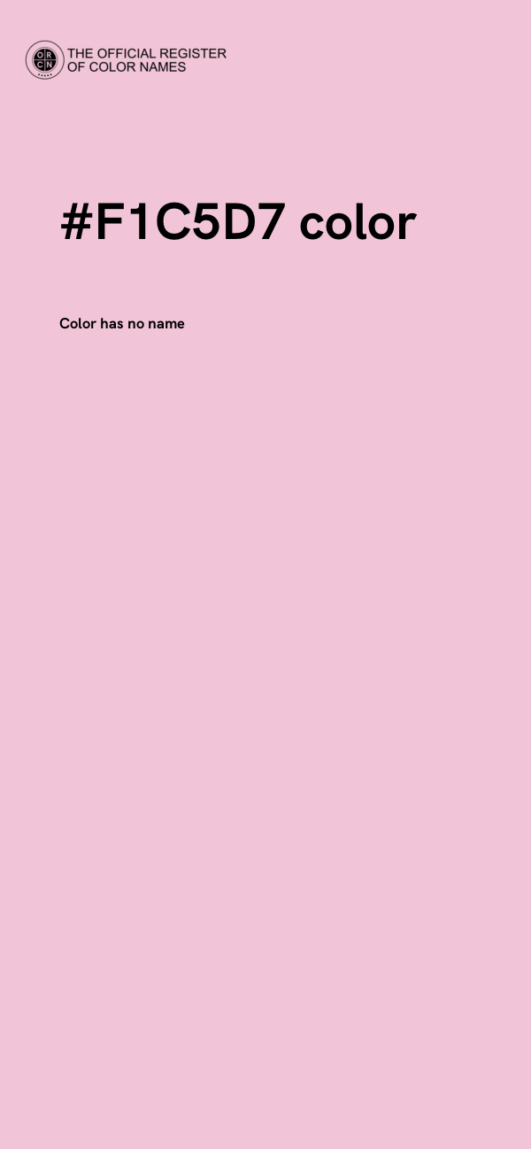 #F1C5D7 color image