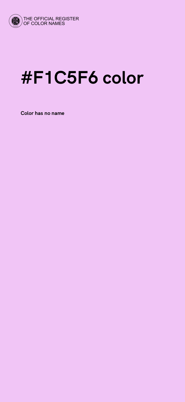 #F1C5F6 color image