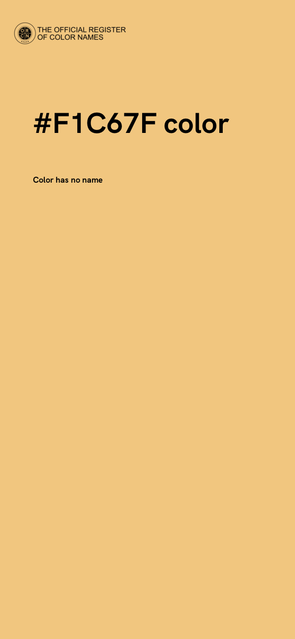 #F1C67F color image
