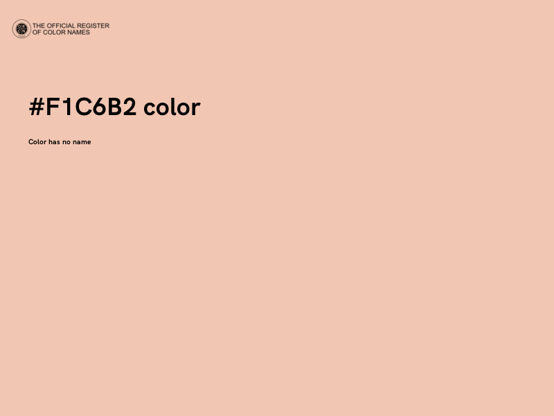 #F1C6B2 color image